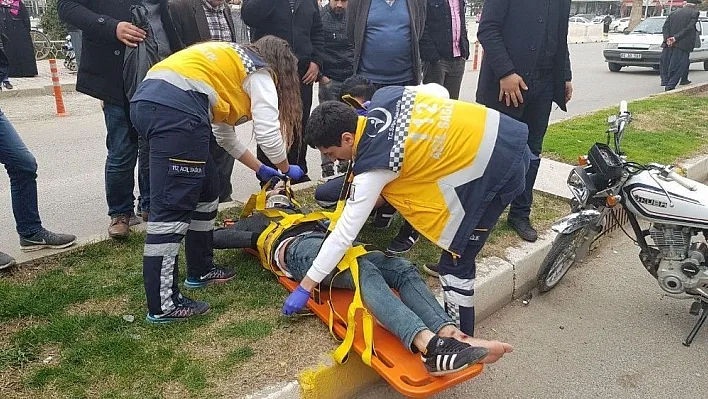 Adıyaman'da motosiklet devrildi: 1 yaralı
