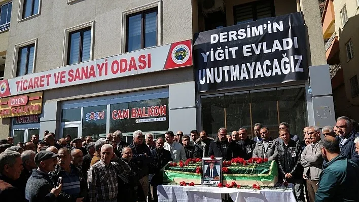 Tunceli TSO Başkanı Cengiz son yolculuğuna uğurlandı