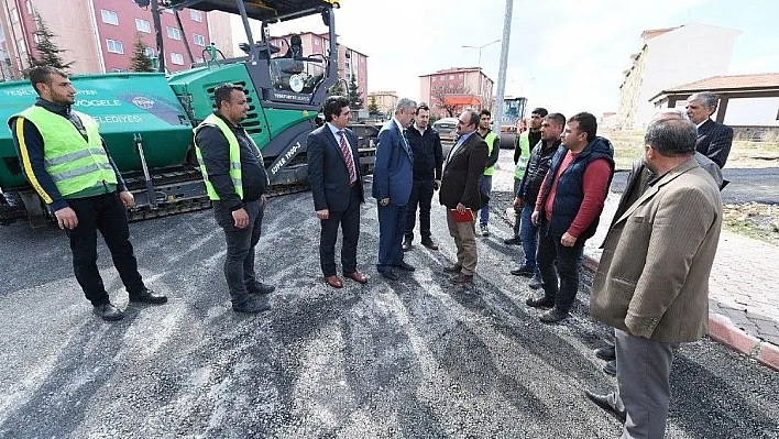 Başkan Polat yol çalışmalarını inceledi
