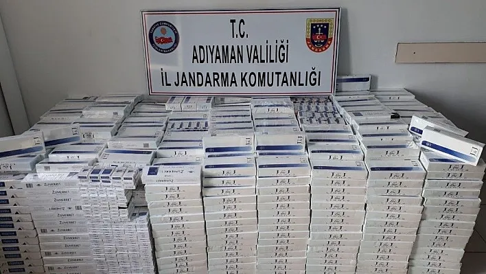 Jandarma kaçak sigaraya geçit vermiyor
