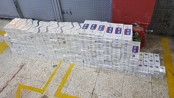 Yakıt deposundan kaçak sigara çıktı
