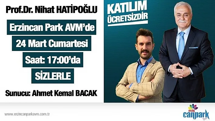 Prof. Dr. Hatipoğlu, Erzincanpark AVM'de sevenleriyle buluşuyor
