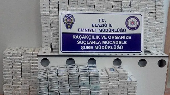 Elazığ emniyeti kaçakçılara göz açtırmadı