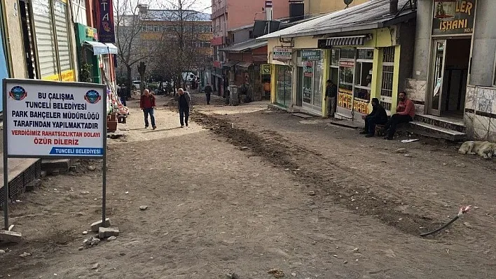 Tunceli'de Sanat Sokağı yeniden düzenleniyor
