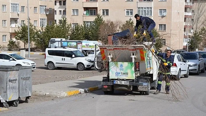 Palandöken Belediyesi bahar temizliğine başladı
