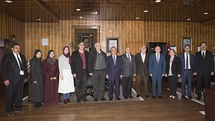 Prof. Bashar Saad'den Rektör Çomaklı'ya iade-i ziyaret

