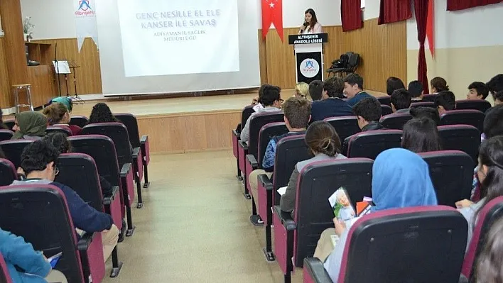 Kanser ile ilgili bilgilendirme semineri verildi
