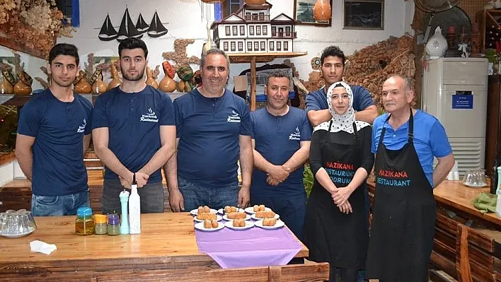 Erzurum'un Meşhur Kadayıf dolması Bodrum'da
