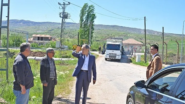 Gölbaşı TOKİ yolu asfaltlanıyor
