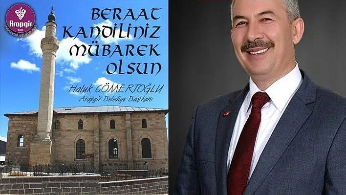 Başkan Cömertoğlu'ndan Berat Kandili mesajı
