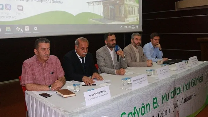 Adıyaman'da 'Hz. Safvan'ı Anlamak' konulu panel yapıldı
