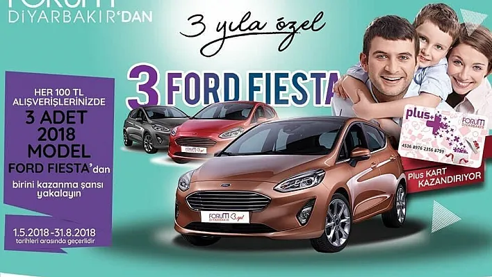 100 lira alışverişe 3 adet 2018 model araç kazanma şansı
