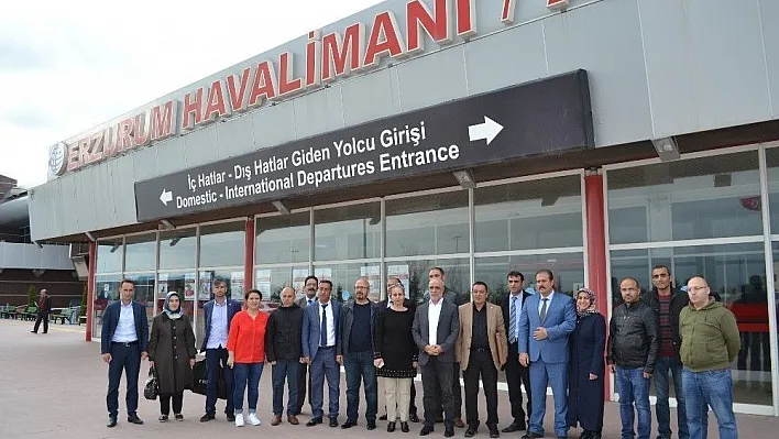 Öz Büro İş Sendikası Genel Başkanı Baki Gülbaba Erzurum'da
