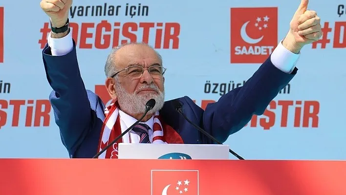 Saadet Partisi Genel Başkanı Karamollaoğlu: 'Hızlı tren hizmet değil, göçü hızlandırır'
