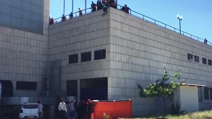 Hastane bahçesinde intihar girişimi
