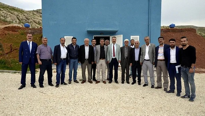 Tutşi, muhtarlarla Silvan İçme Suyu Temini Projesini inceledi

