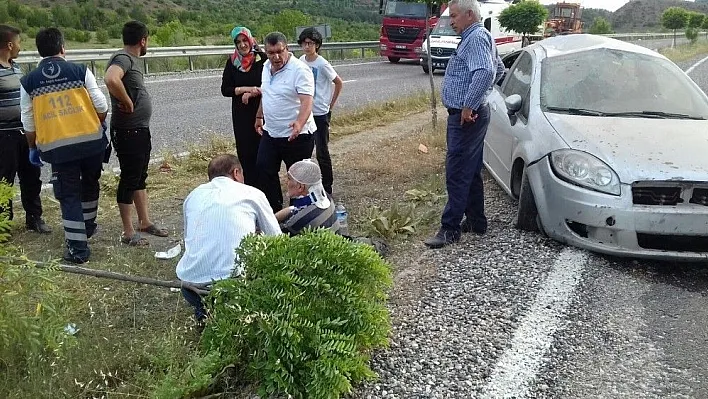 Otomobil takla attı: 4 Yaralı
