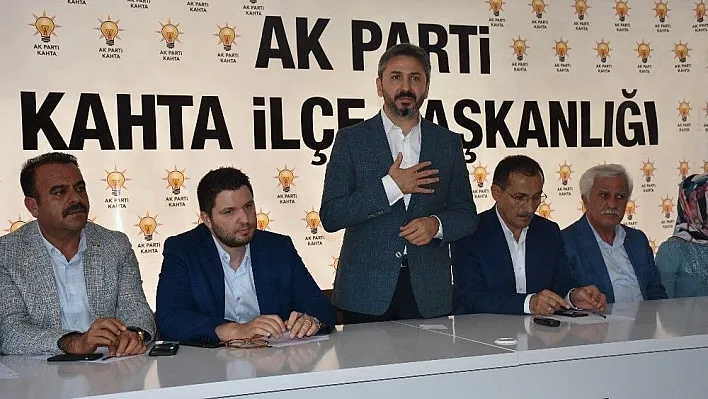 TBMM Başkan Vekili Aydın Kahta'da partililere hitap etti
