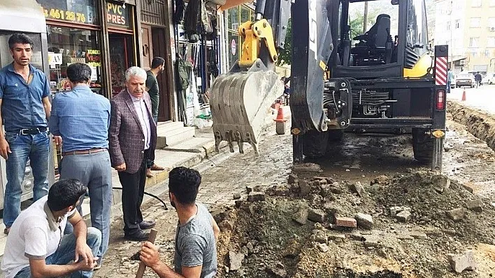 Çermik şantiye alanına döndü
