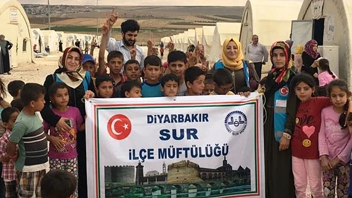 Sur Müftülüğünden Suruç'a yardım eli
