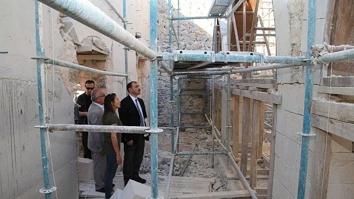Vali Kaldırım, Harput'ta incelemede bulundu