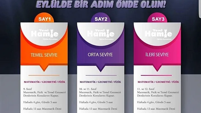 Yeni Hamle'den öğrencilere destek kursu
