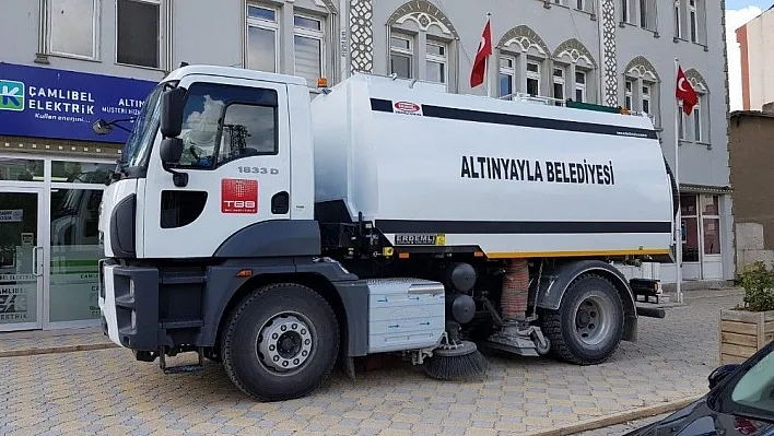 Altınyayla makine parkına takviye
