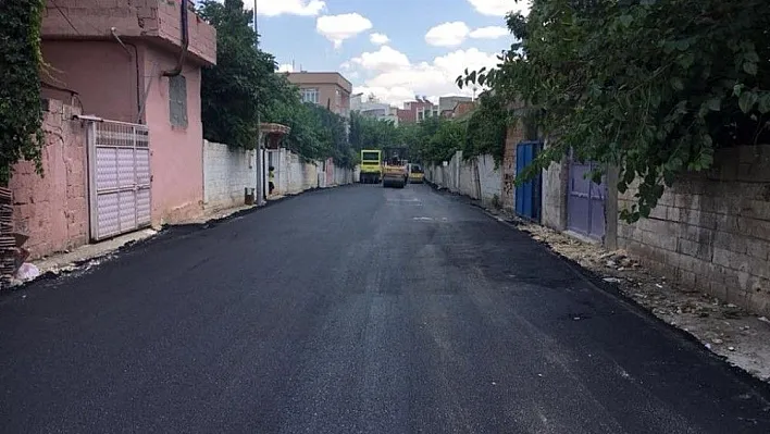 Bahçelievler Mahallesinde asfalt çalışması yapıldı
