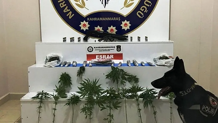 Kahramanmaraş'ta uyuşturucu operasyonu
