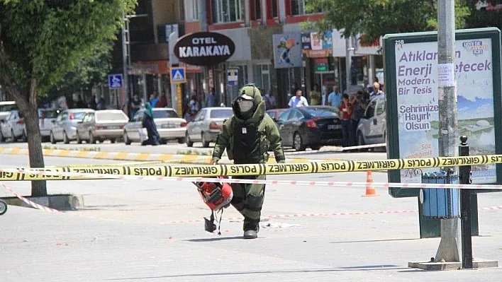 Erzincan'da şüpheli çanta paniği
