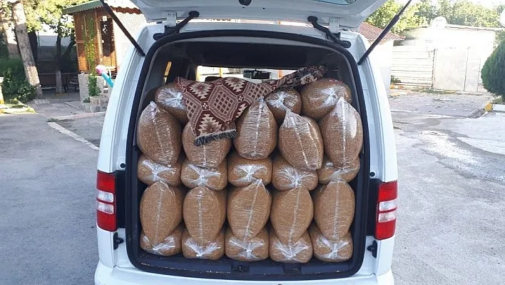 420 kilo kaçak tütün ele geçirildi