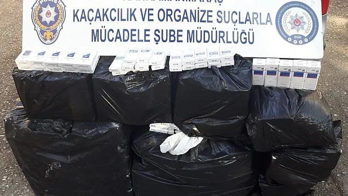 Kahramanmaraş'ta bin 920 paket kaçak sigara ele geçirildi
