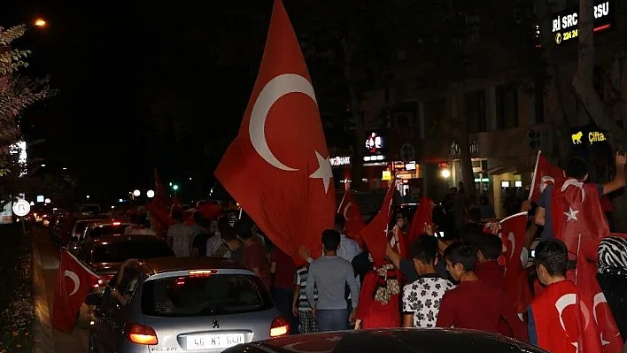 Kahramanmaraş'ta 15 Temmuz konvoyu
