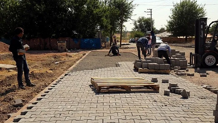 Lice'de kilitli parke çalışmaları aralıksız devam ediyor
