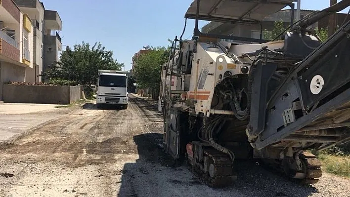 Yeni Sanayi ve Karapınar Mahallelerinde asfalt hazırlığı yapılıyor
