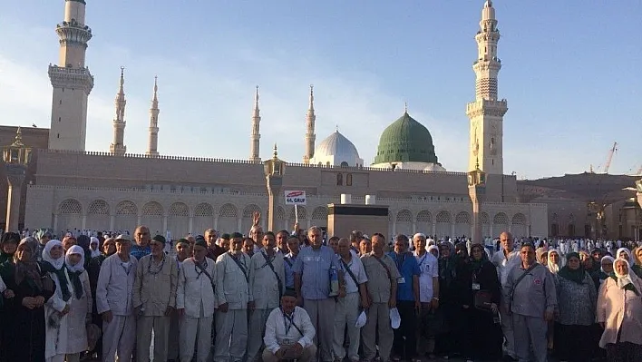Malatya'nın ilk hacı kafilesi Mekke'ye geçti
