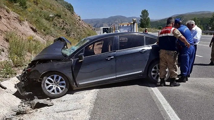 Erzincan'da trafik kazası: 1 ölü
