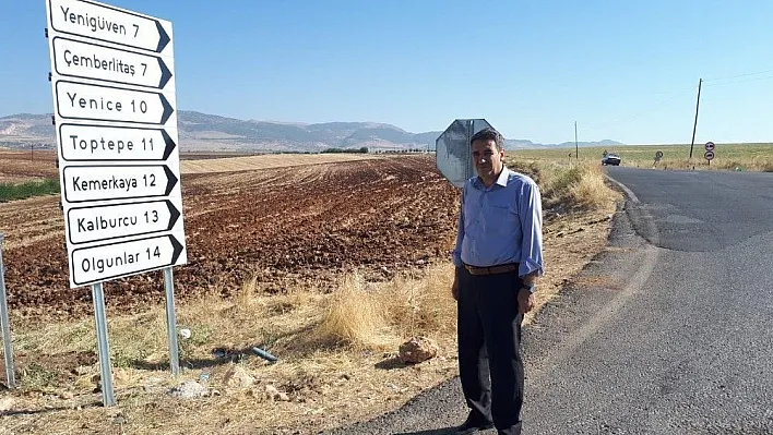 Adıyaman'da köylerin levhaları yenileniyor
