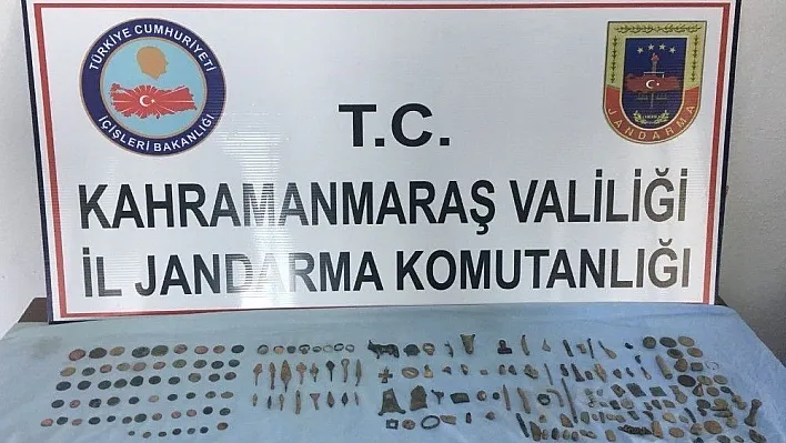 Kahramanmaraş'ta tarihi eser operasyonu
