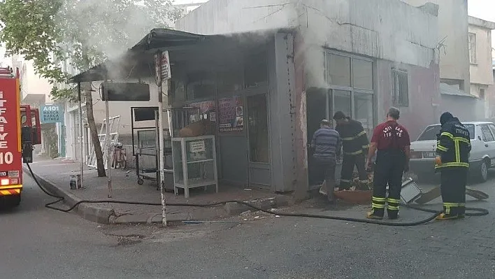 Sabaha karşı fırında yangın çıktı
