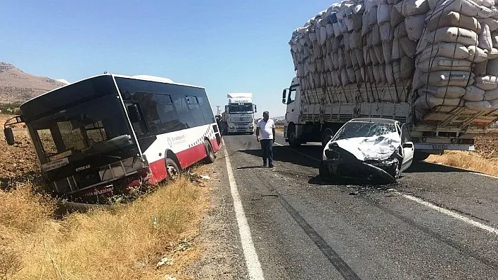 Ergani'de trafik kazası: 3 yaralı
