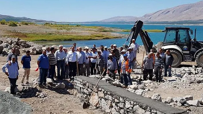 Yeni festival ve mesire alanı için ilk harç döküldü
