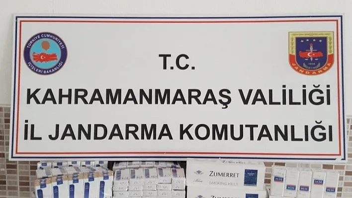 Kahramanmaraş'ta kaçak sigara operasyonu
