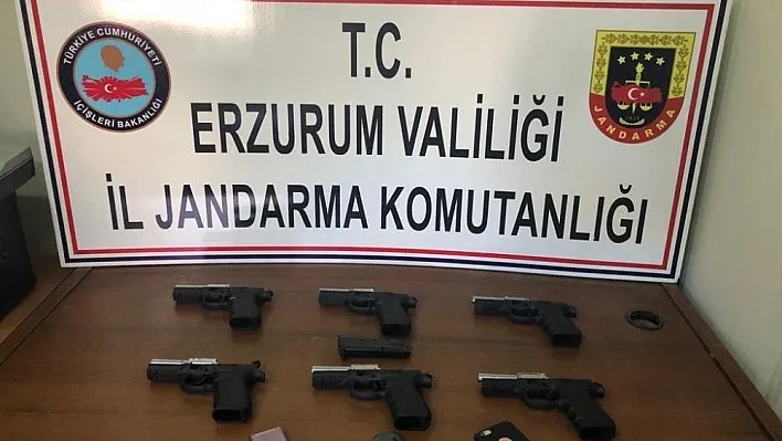 Erzurum'da silah kaçakçılarına operasyon: 6 kişi gözaltı
