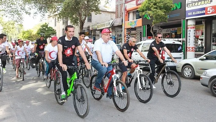 Adıyaman'da 'Kalbin için pedalla' etkinliği
