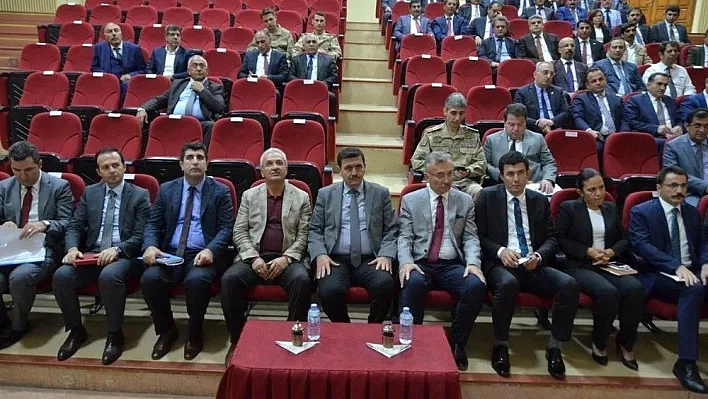 Erzincan 2018 yılı 4'üncü İl Koordinasyon Kurulu toplantısı yapıldı
