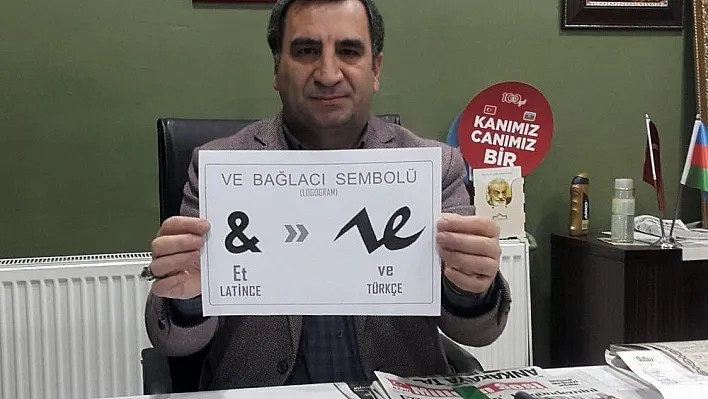 TDED Erzurum'dan '&' yerine Türkçe logogram önerisi
