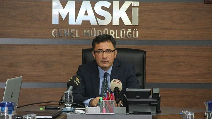 MASKİ Genel Müdürü Mumcu'dan su değerlendirmesi
