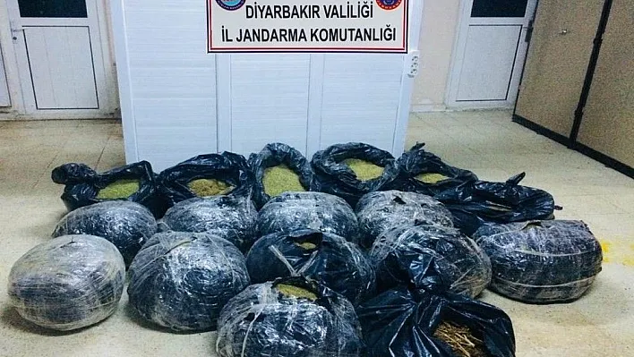 Diyarbakır'da 164 kilogram esrar ele geçirildi
