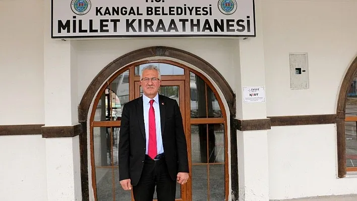 Kangal'da 'Millet Kıraathanesi'nin yapımı tamamlandı
